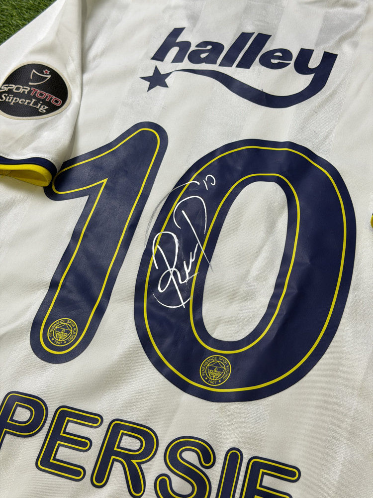 Orijinal 16/17 Sezonu Robin Van Persie Maçta Giydiği Islak İmzalı Fenerbahçe Forması L beden