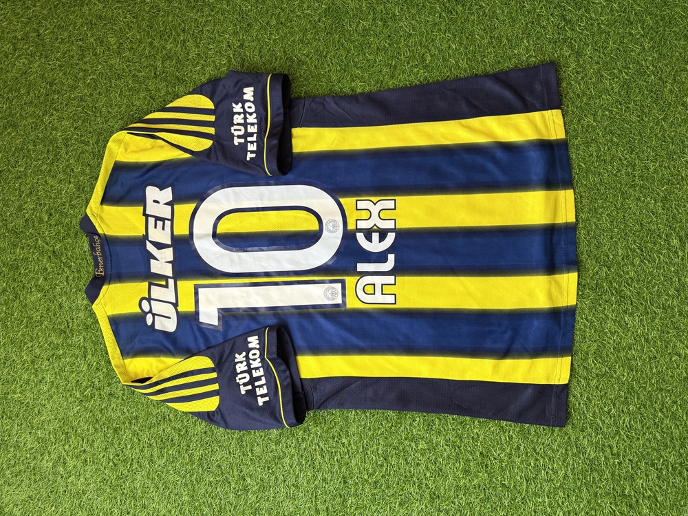 Orijinal 11/12 Sezonu Alex de Souza Islak İmzalı Fenerbahçe M beden