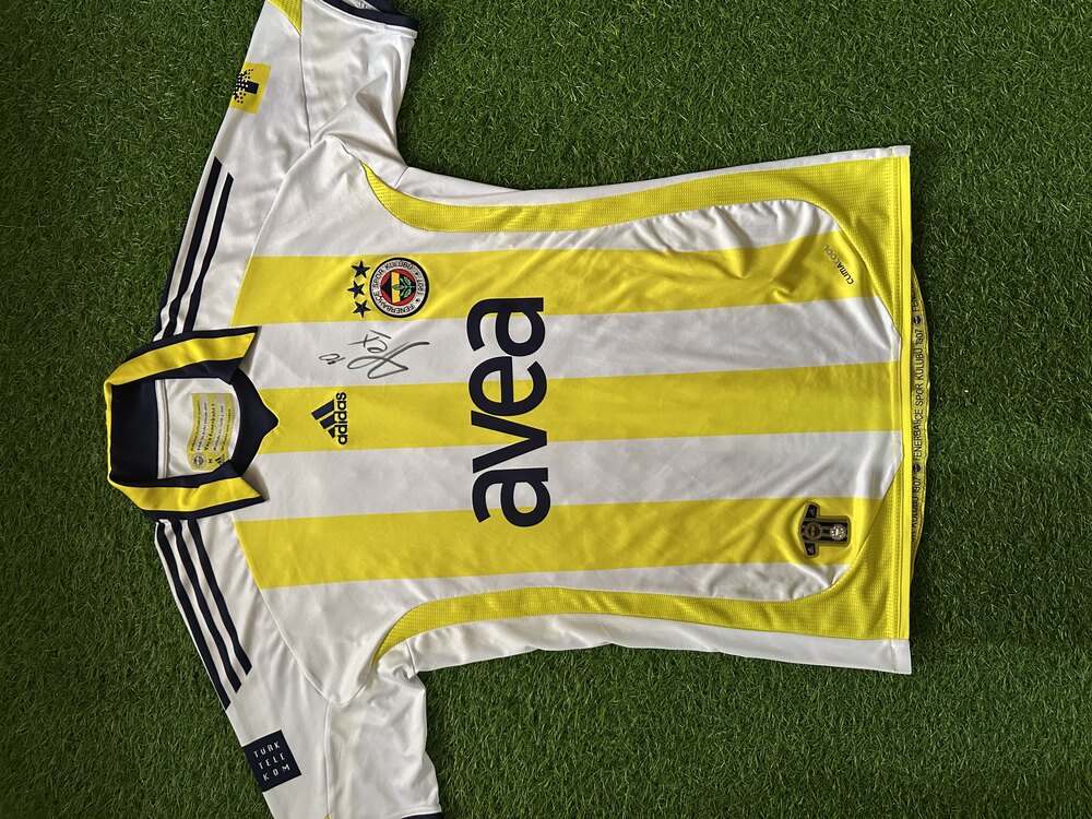 Orijinal 09/10 Sezonu Alex de Souza Islak İmzalı S beden