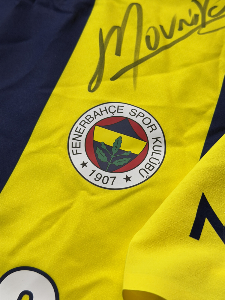 Orijinal 24/25 Sezonu Talisca MatchWorn Fenerbahçe Islak İmzalı Forma L beden
