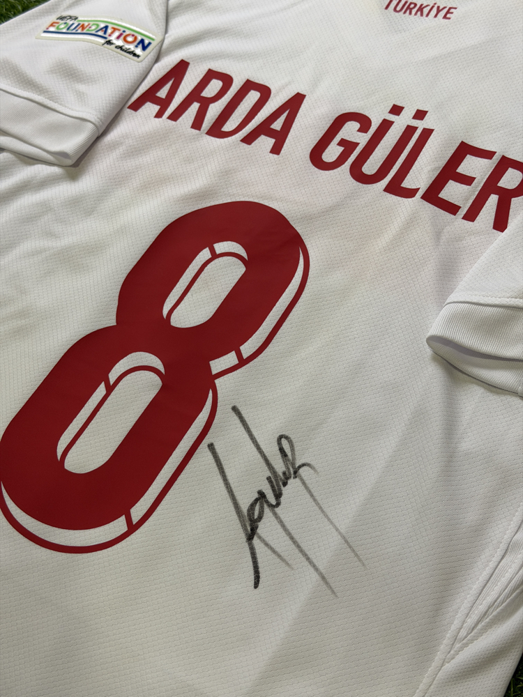 Orijinal Arda Güler Islak İmzalı Milli Takım Forması M beden