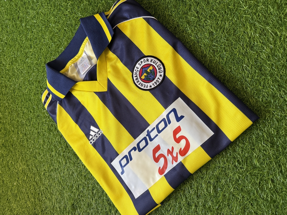 Orijinal 99/00 Sezonu Fenerbahçe Proton Çubuklu Forma XL beden