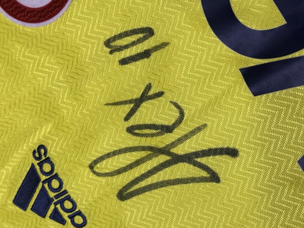 Orijinal 11/12 Sezonu Alex de Souza Islak İmzalı XL beden