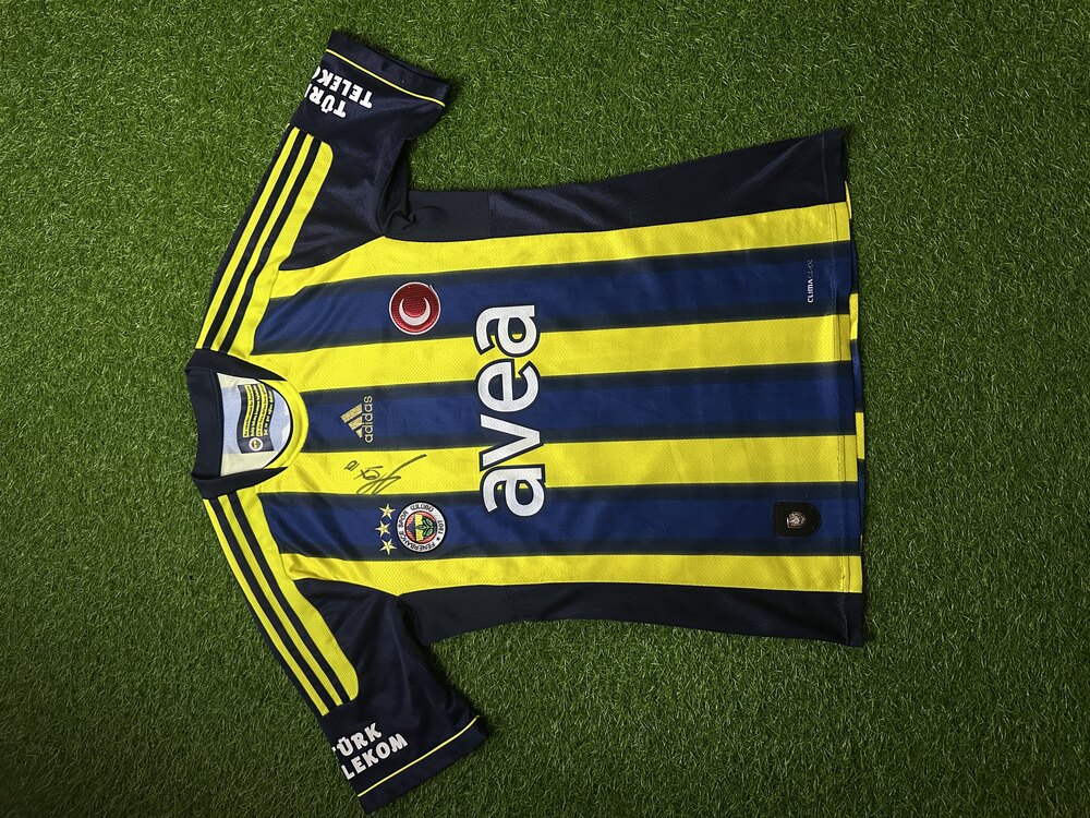 Orijinal 11/12 Sezonu Alex de Souza Islak İmzalı M beden