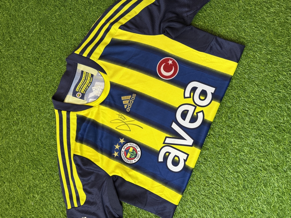 Orijinal 11/12 Sezonu Alex de Souza Islak İmzalı Fenerbahçe M beden