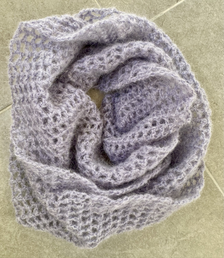 Mohair yumuşak boyunluk