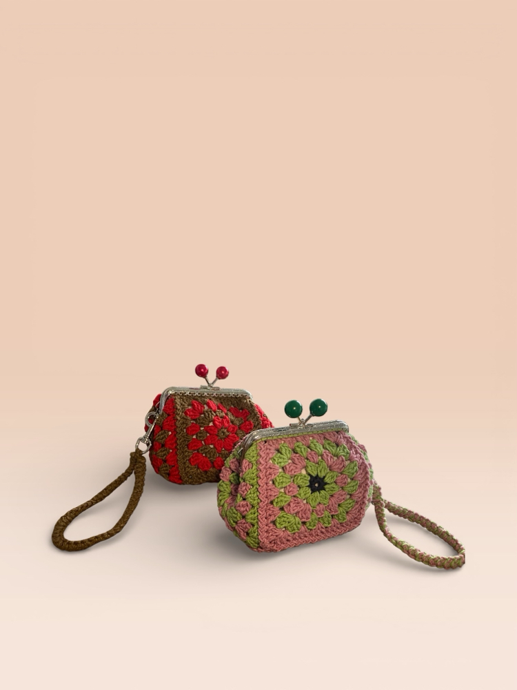 Granny square çanta/cüzdan
