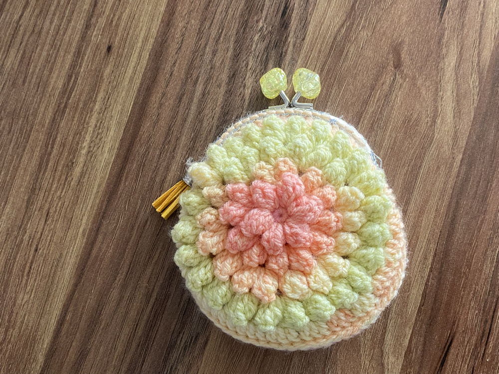 Boho klipsli çanta/cüzdan