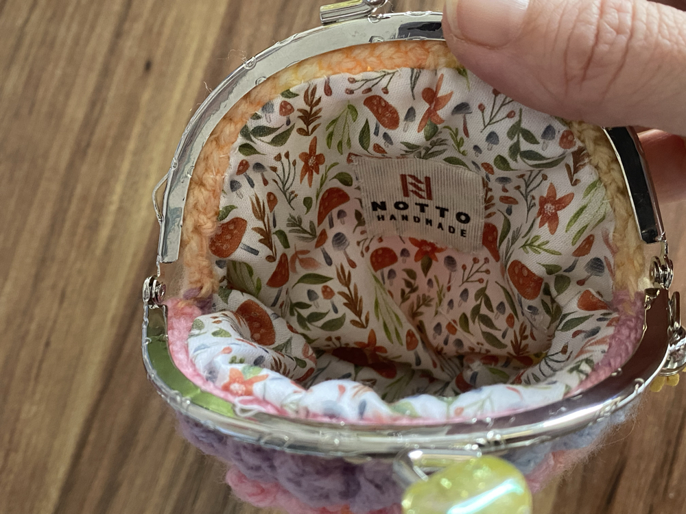 Boho klipsli çanta/cüzdan