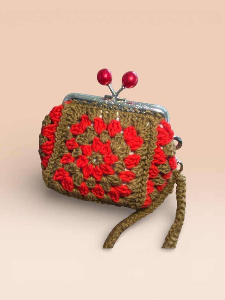 Granny square çanta/cüzdan