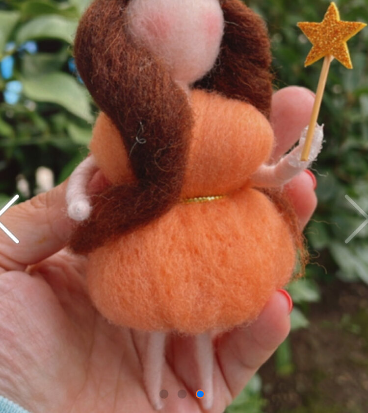 Keçe Asılabilir Peri Bebek