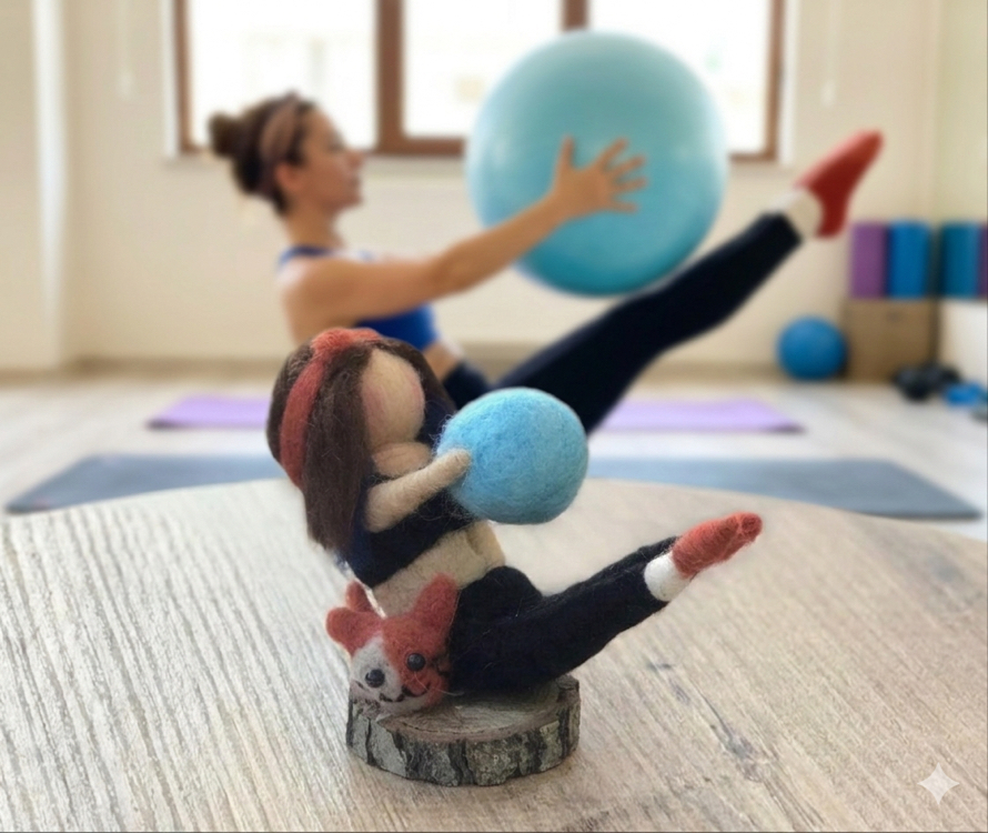 Pilates - Yoga Severler Dekoratif Ürün