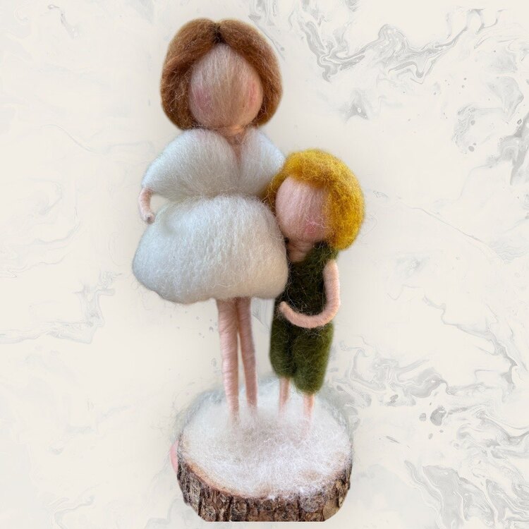 Keçe Bebek Anne & Oğlu