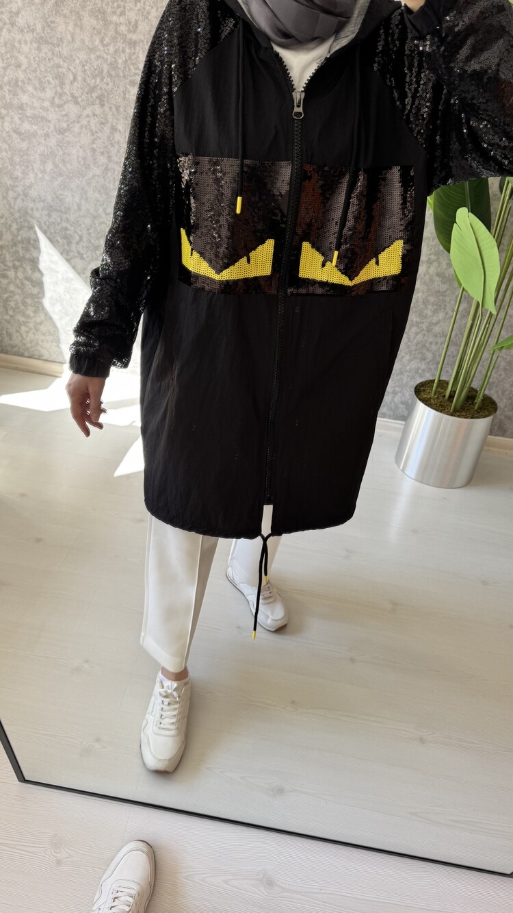 FENDİ YAĞMURLUK SİYAH