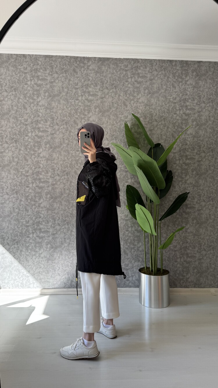 FENDİ YAĞMURLUK SİYAH