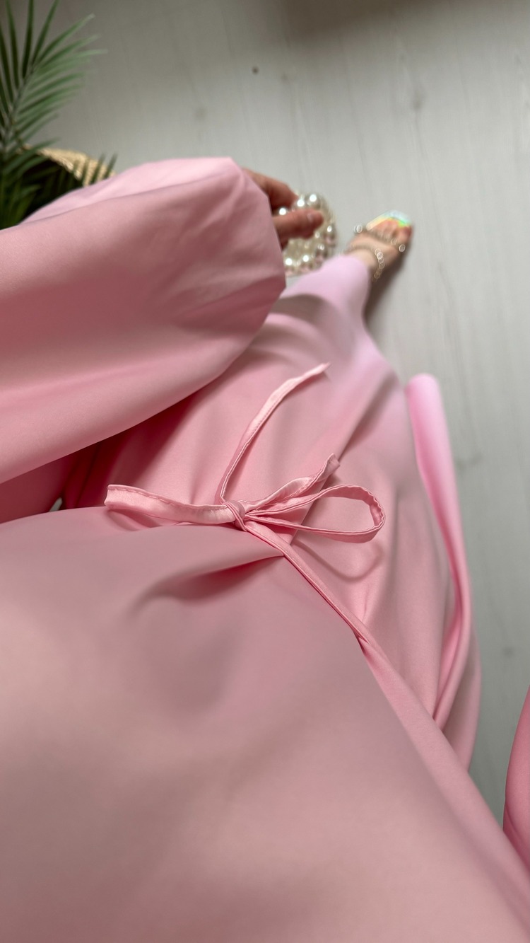 Mona Elbise Toz Pembe