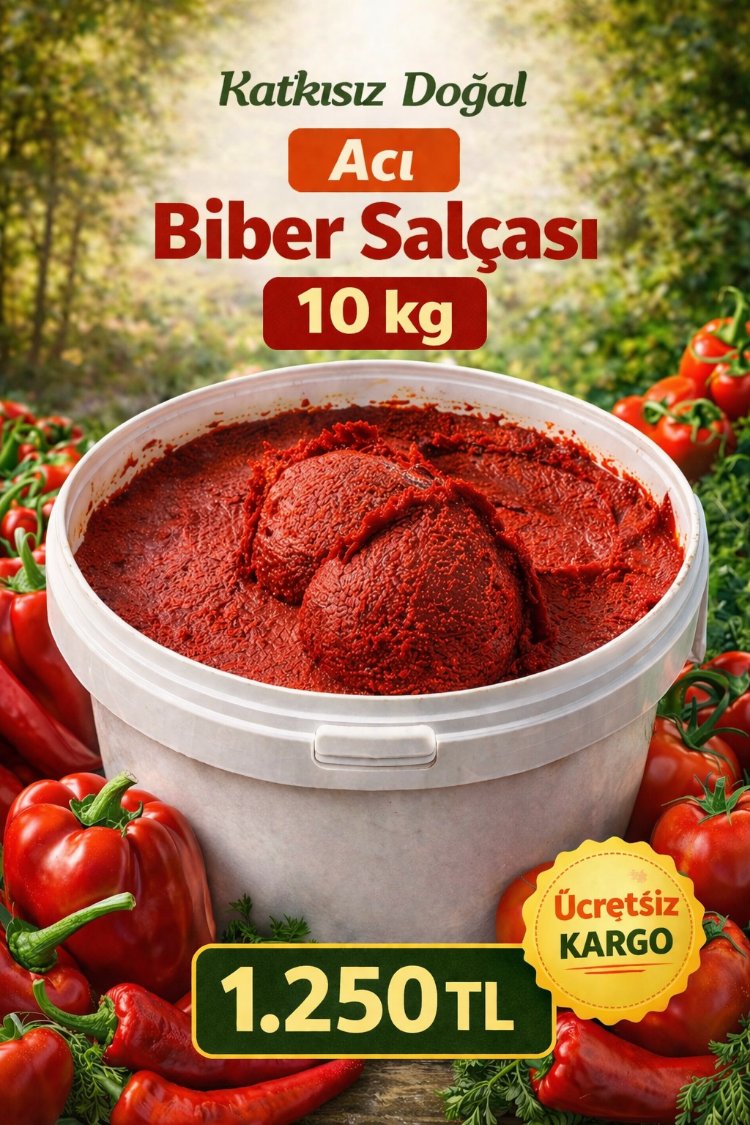 10 KG ACI BİBER SALÇASI