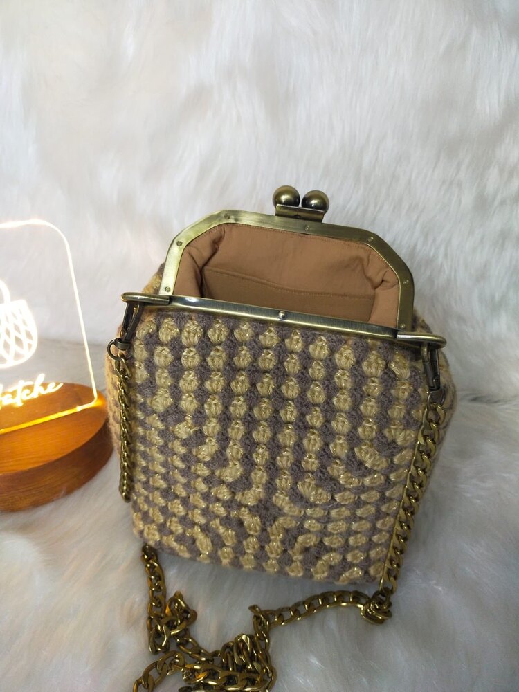 Antik Burslu Mini Çanta