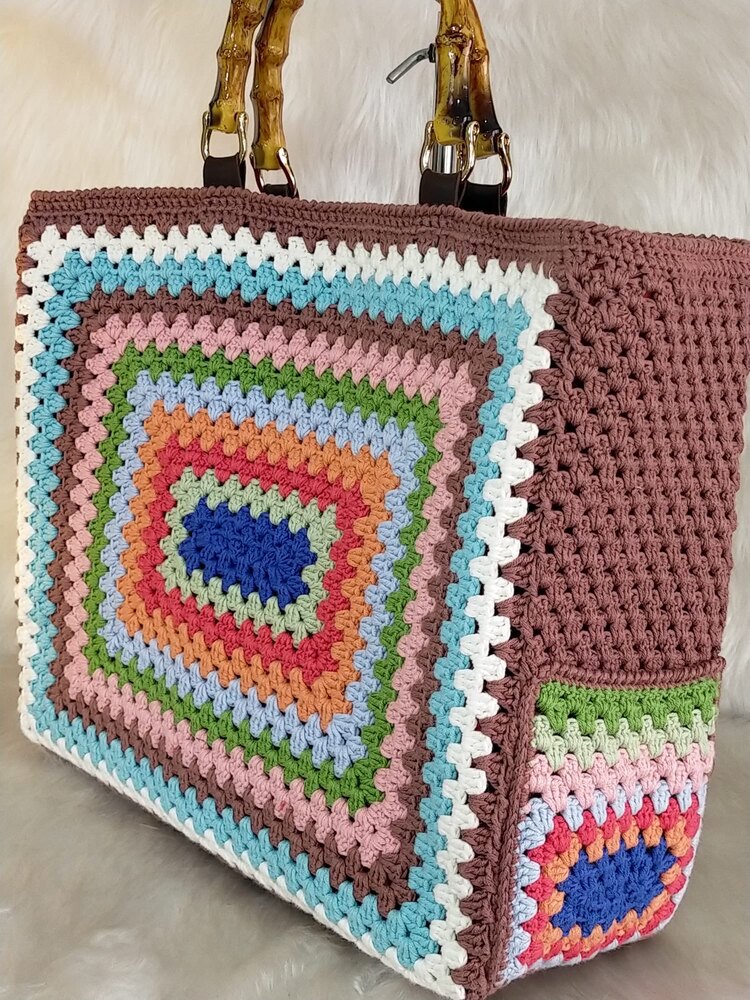 Tarçın Vintage Motif Çanta