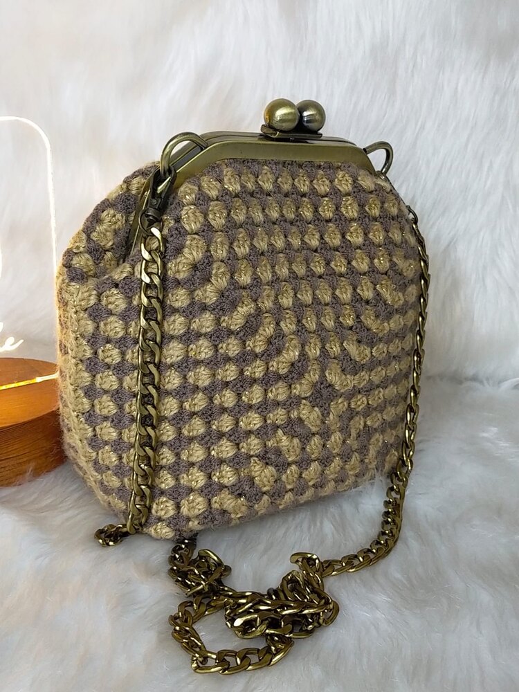 Antik Burslu Mini Çanta