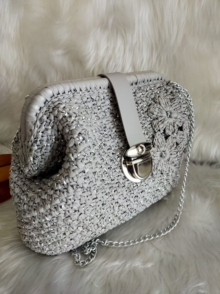 Gri Askılı Clutch