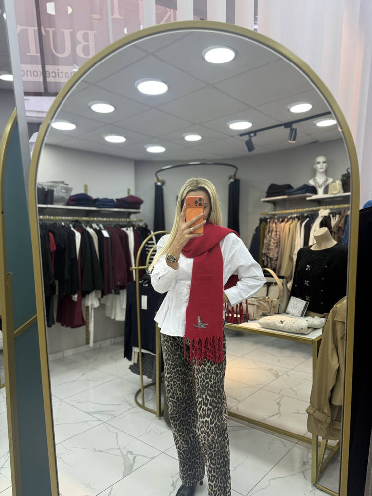 Orj Marka Kırmızı Şal