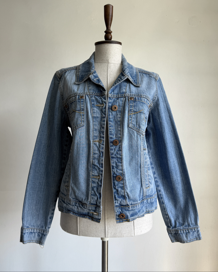 Jeanstar Vintage Kadın Kot Ceket