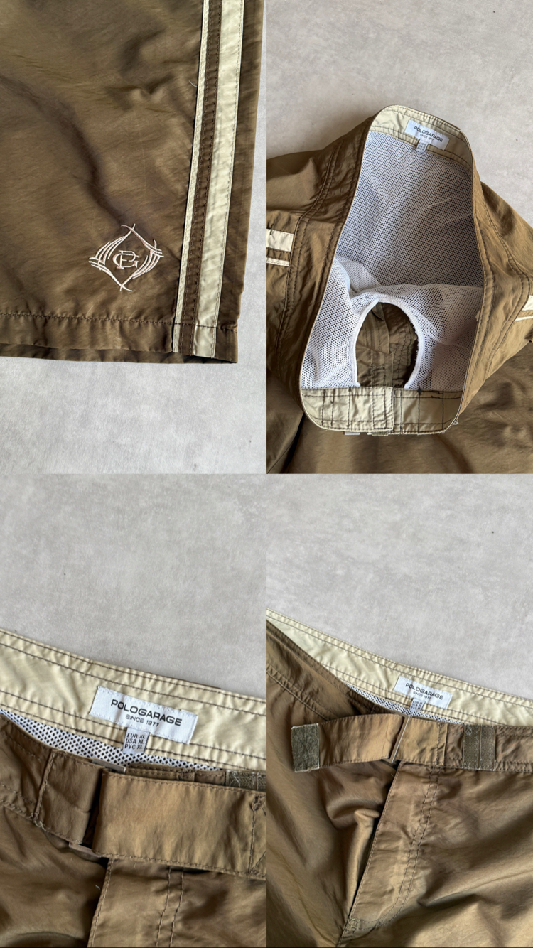(L/XL) Vintage Polo Garage Deniz Şortu