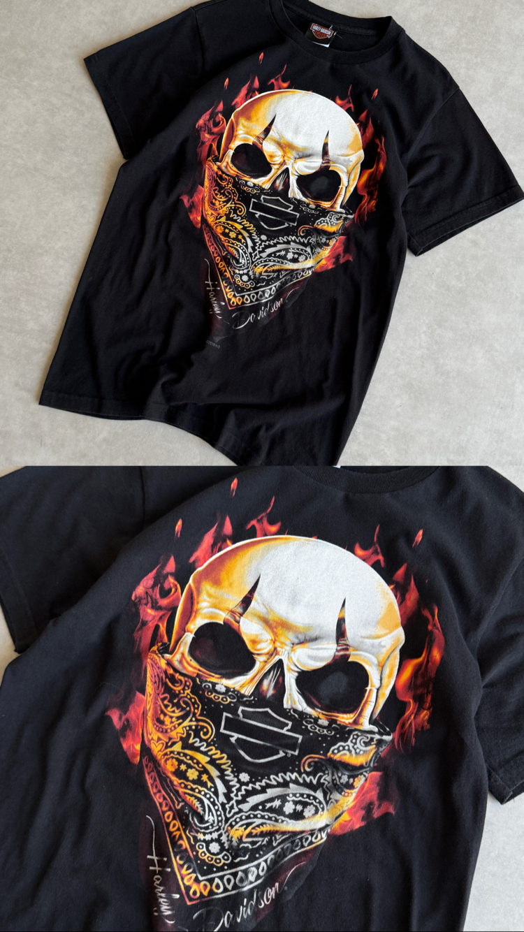 (S) Orijinal Harley Davidson Vintage Tshirt