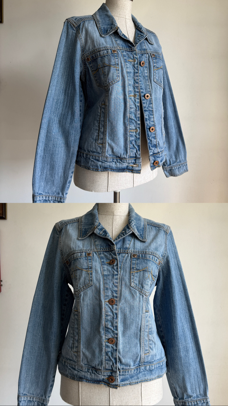 Jeanstar Vintage Kadın Kot Ceket