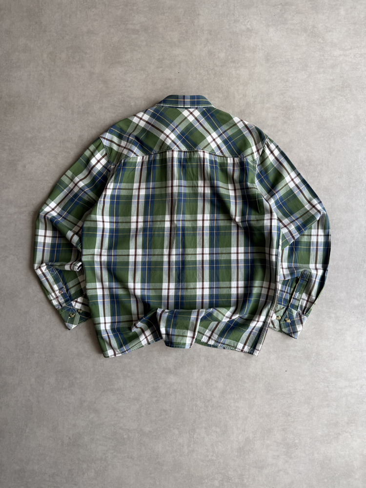 (XL) Orijinal Mustang Vintage Ekoseli Gömlek