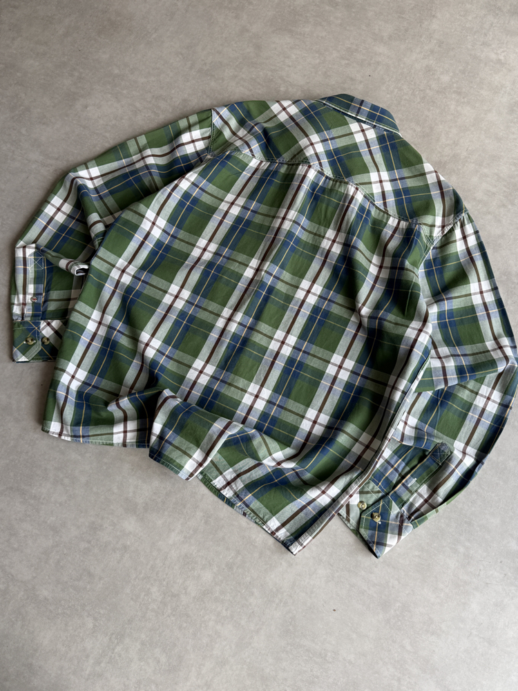 (XL) Orijinal Mustang Vintage Ekoseli Gömlek