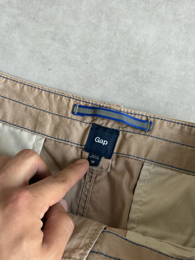 (W33) GAP Orijinal Vintage Bej Kargo Şort