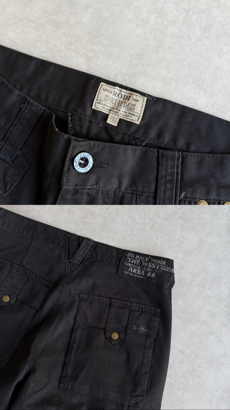 (W31) Rodi Denim Vintage Kargo Şort