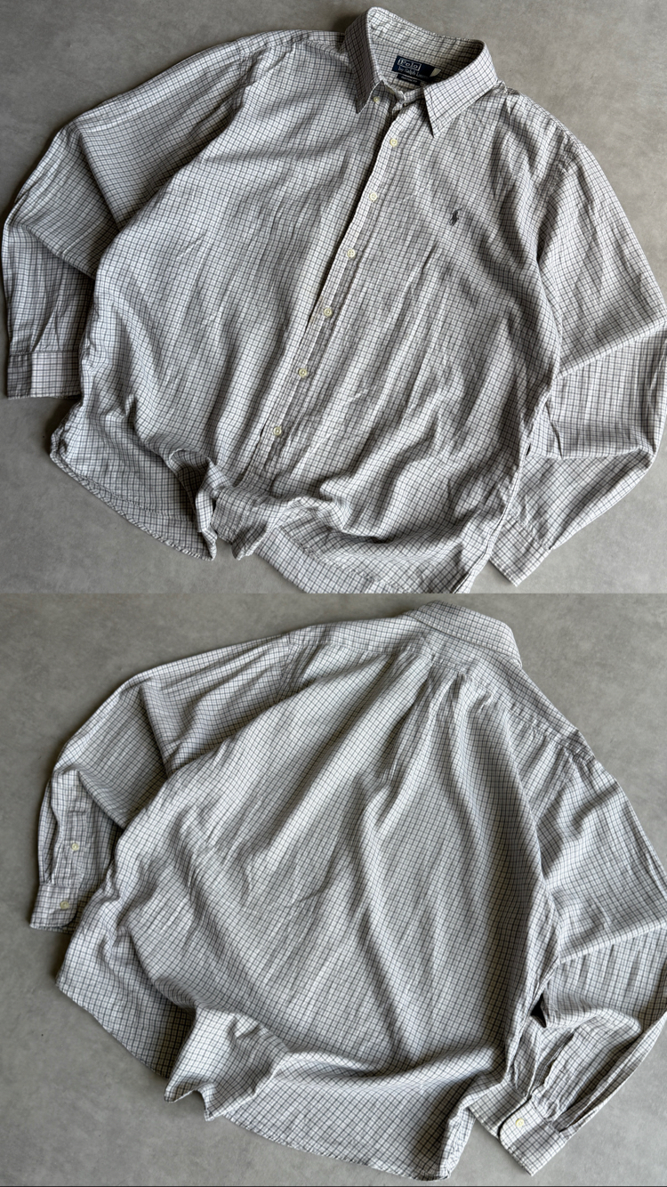 (XL) Orijinal Vintage 90’s Ralph Lauren Polo Gömlek