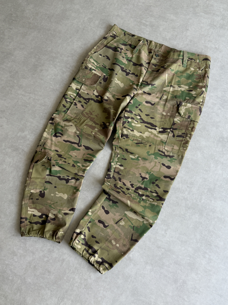(W40) Kamuflaj Kargo Pantolon