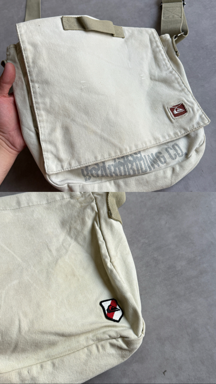 Vintage Orijinal Quick Silver Postacı Çanta