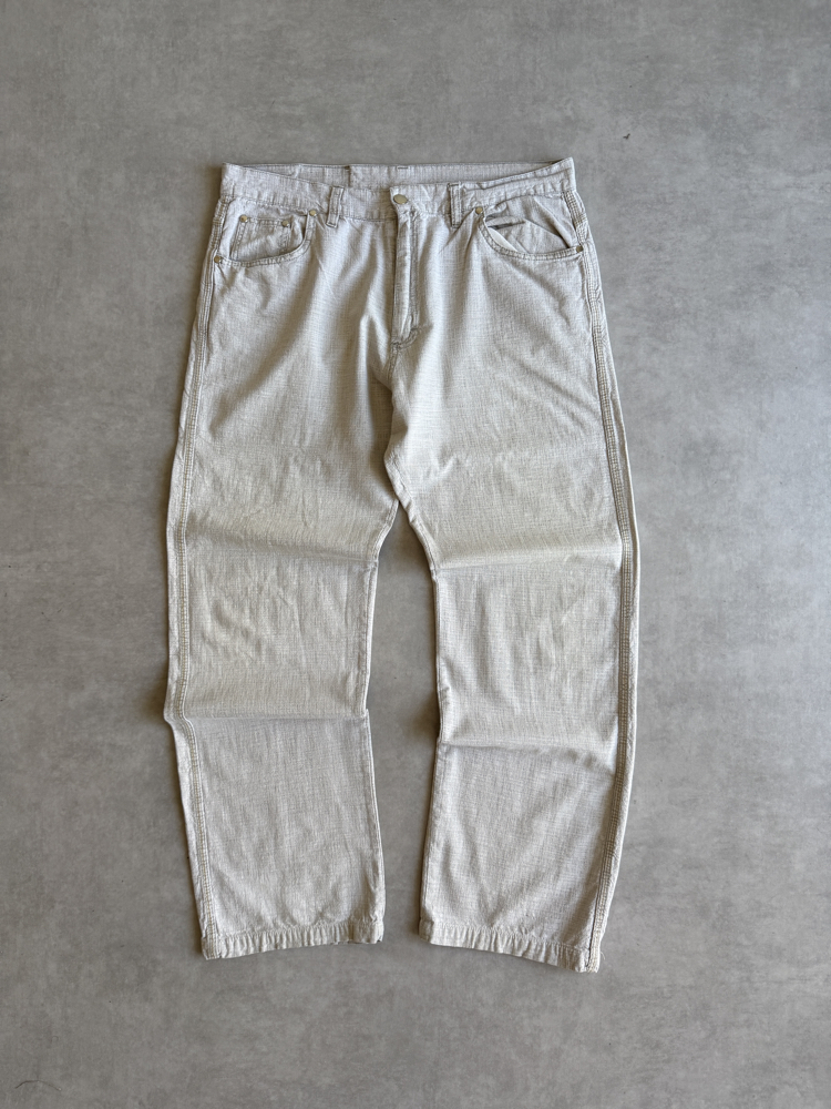 (W34) Emoş Collection Vintage Bej Pantolon 