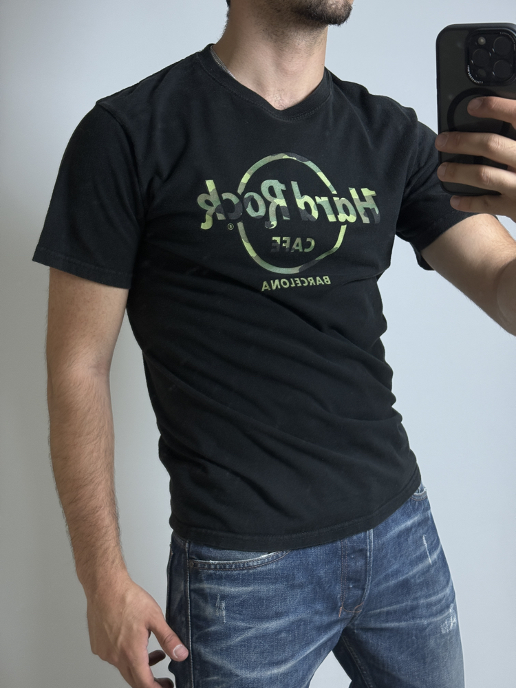 (S/M) Hard Rock Barcelona Vintage Tshirt