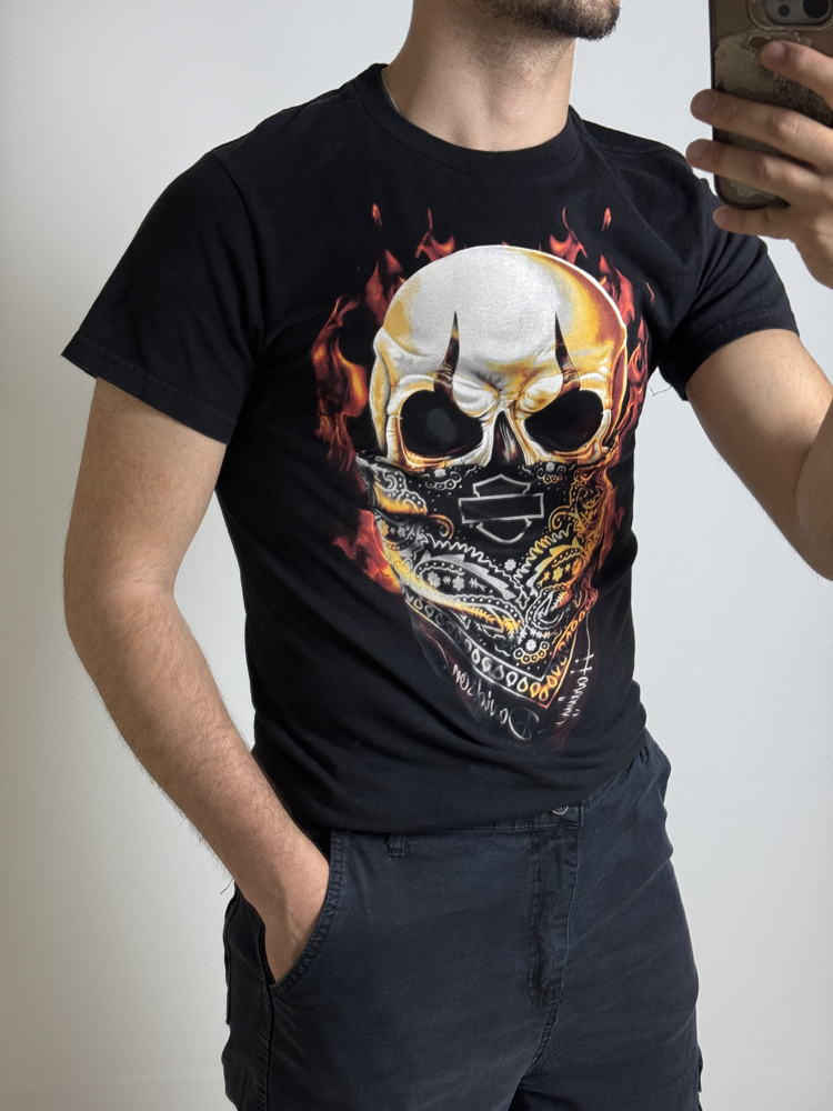 (S) Orijinal Harley Davidson Vintage Tshirt