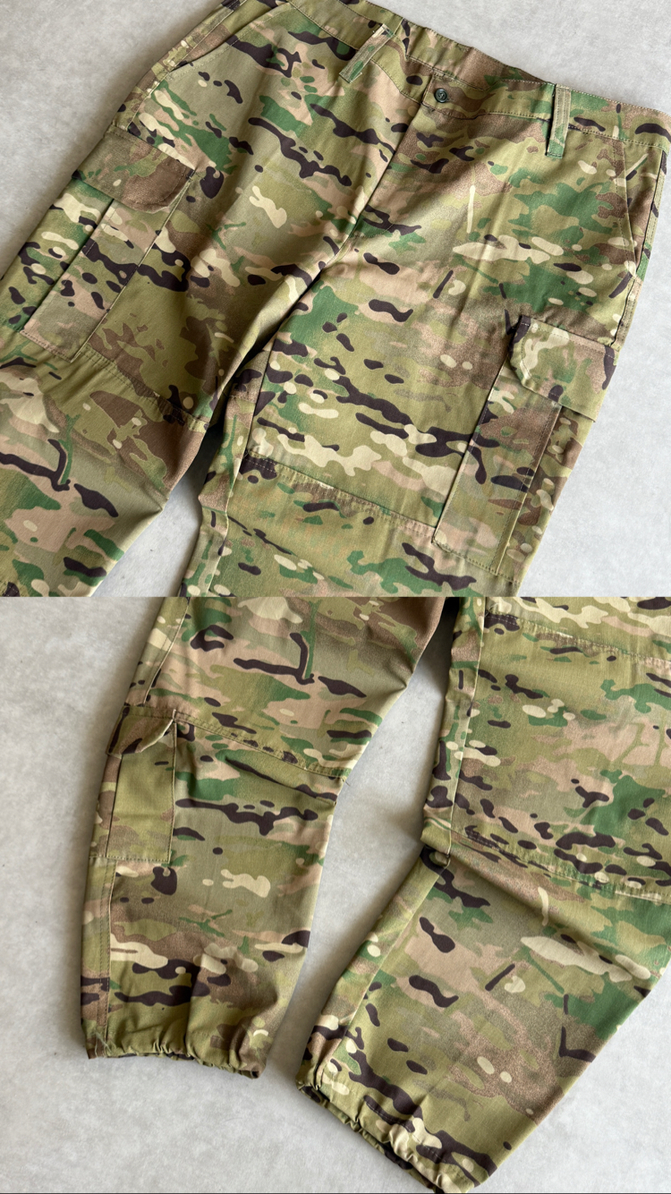 (W40) Kamuflaj Kargo Pantolon