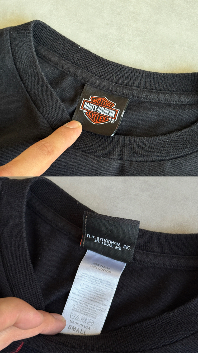 (S) Orijinal Harley Davidson Vintage Tshirt