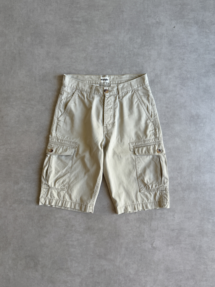 (W29) Wrangler Vintage Kargo Bej Şort