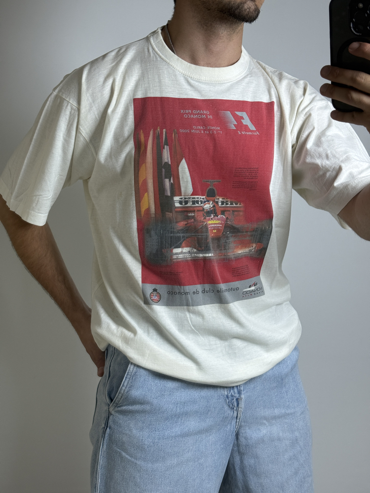 (L/XL) Grand Prix De Monaco 00’s Vintage Tshirt