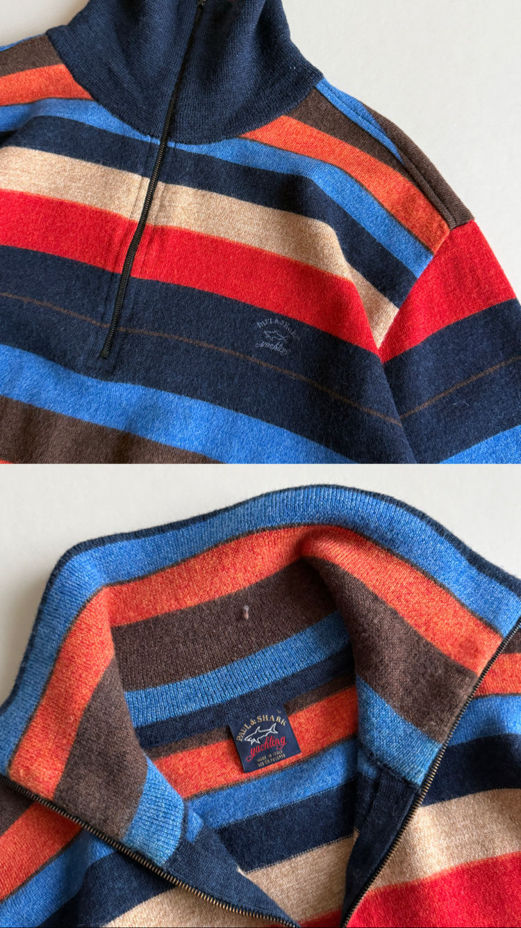 (S/M) Vintage Orijinal Paul & Shark Kazak