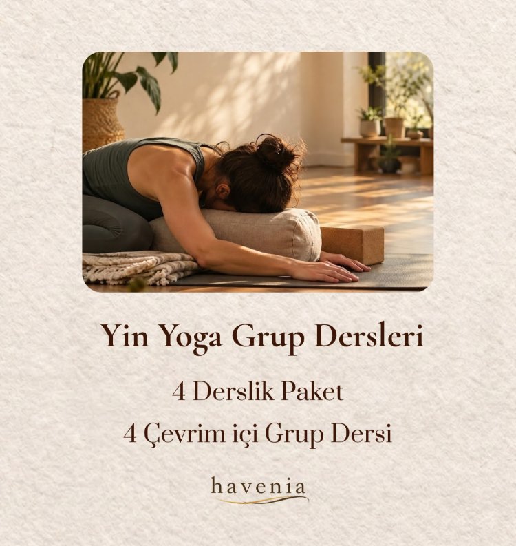 Yin Yoga Grup Dersleri | 4 Derslik Paket
