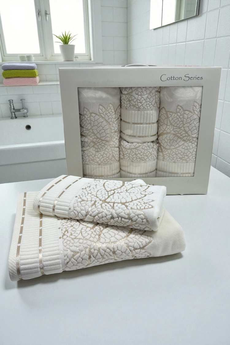 Nurpak Yaprak Hamam Takımı