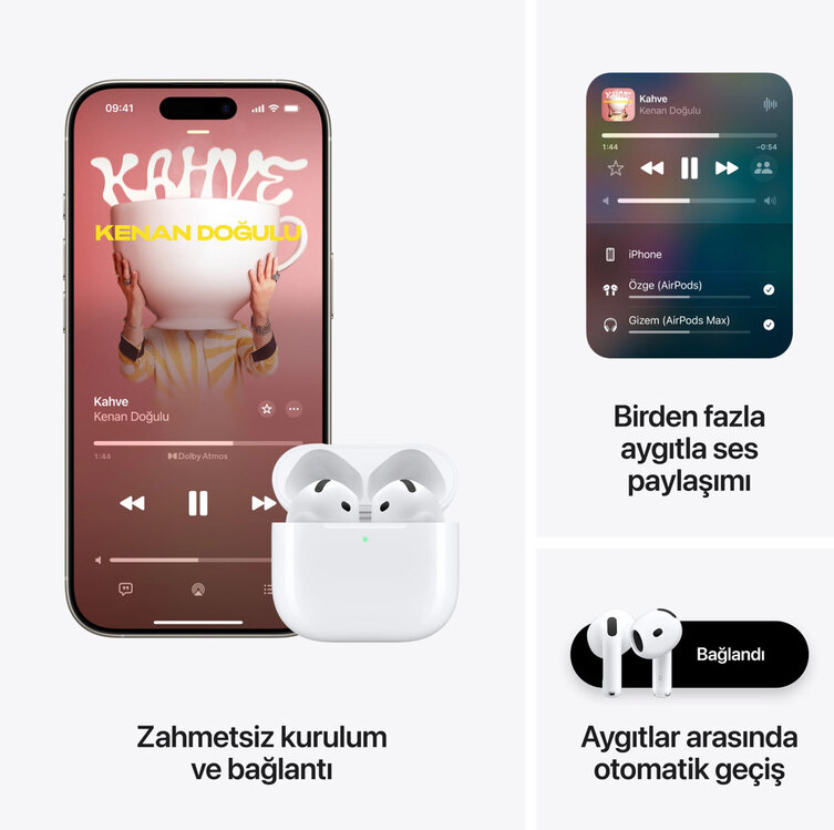 Airpods 4 ( Aktif Gürültü Engelleme )