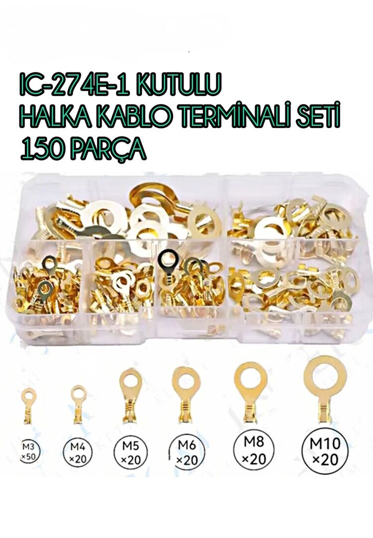 Halka Kablo Terminali Seti 150 Parça