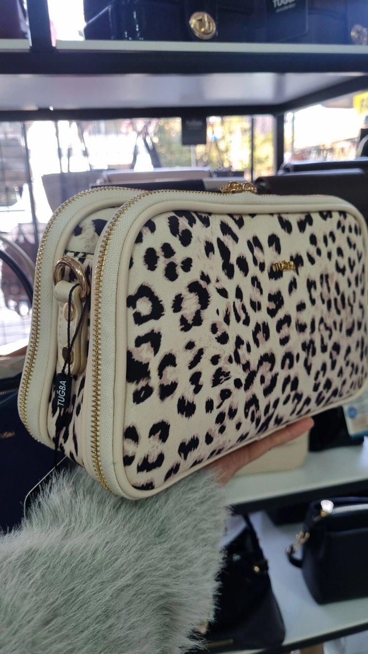 leopar çanta